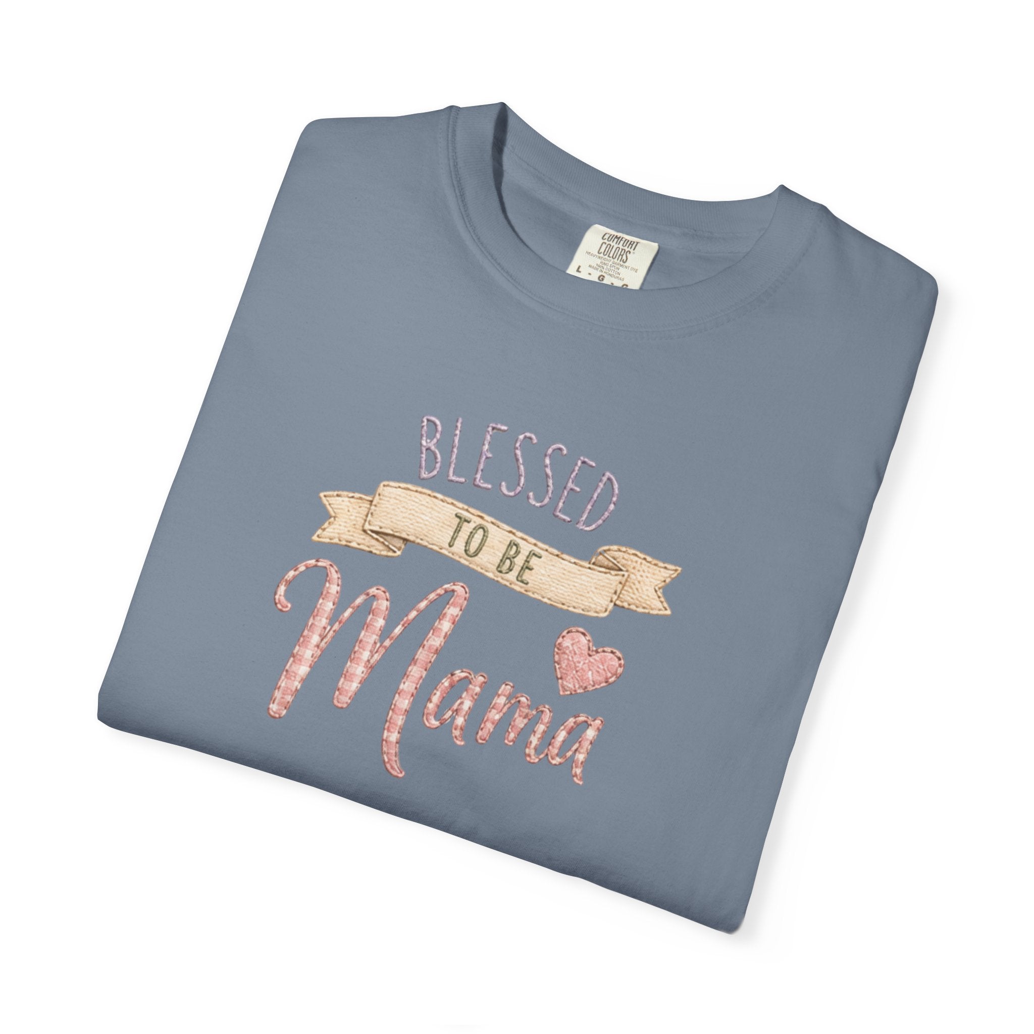 Blessed to Be Mama T-Shirt — Cute Mom Pregnancy Announcement Tee