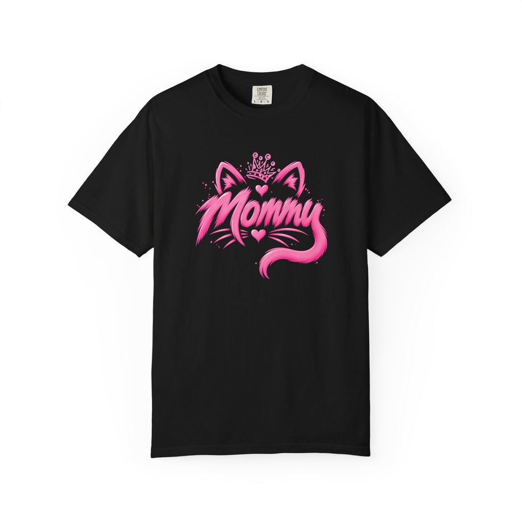 Mommy Cat Crown T‑Shirt