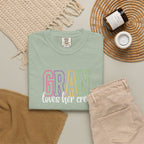 T-Shirt — "Gran Loves Her Crew" Pastel Grandma Tee