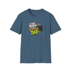 "I Am Born To Be A Gamer Dad" Neon T‑Shirt