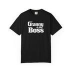 Granny Is the Boss T-Shirt – Funny Grandma Gift, Mother’s Day & Birthday Tee