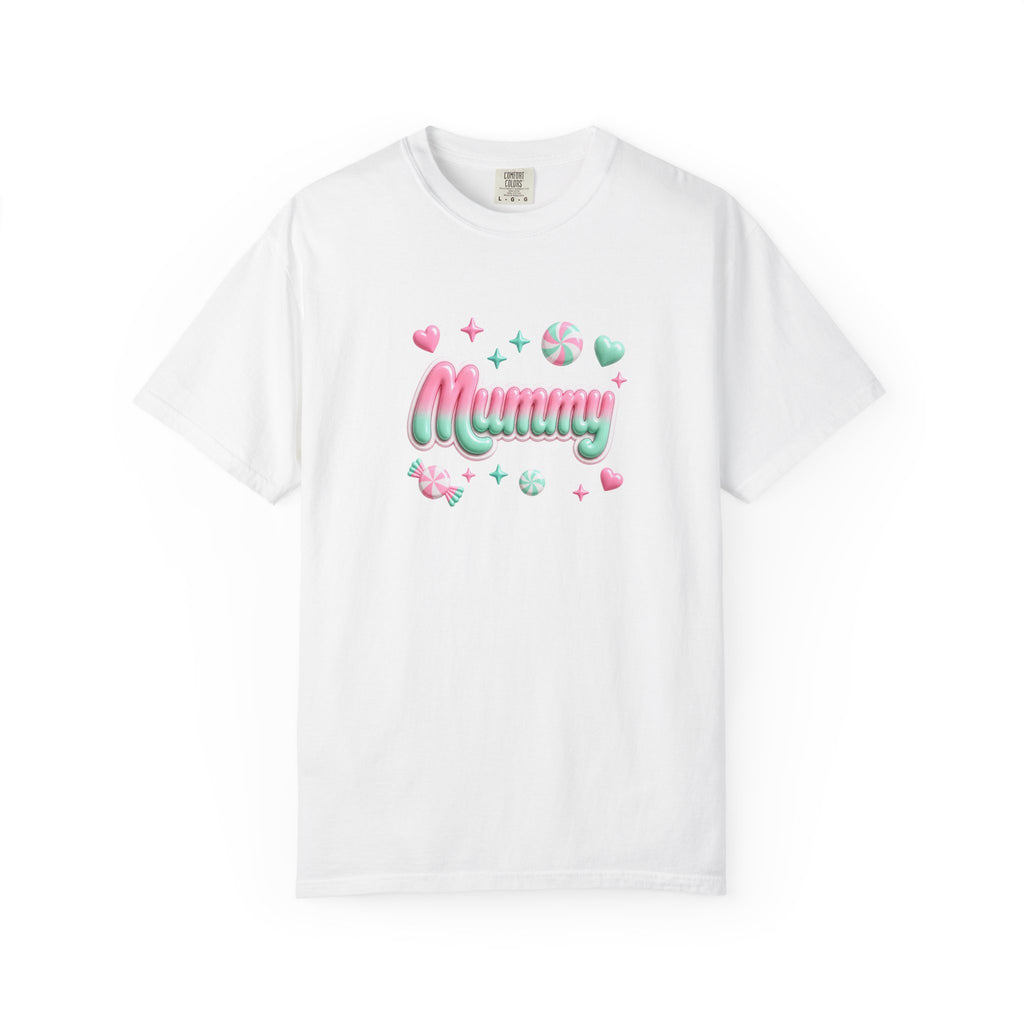 Mummy Pastel Candy Script T-Shirt