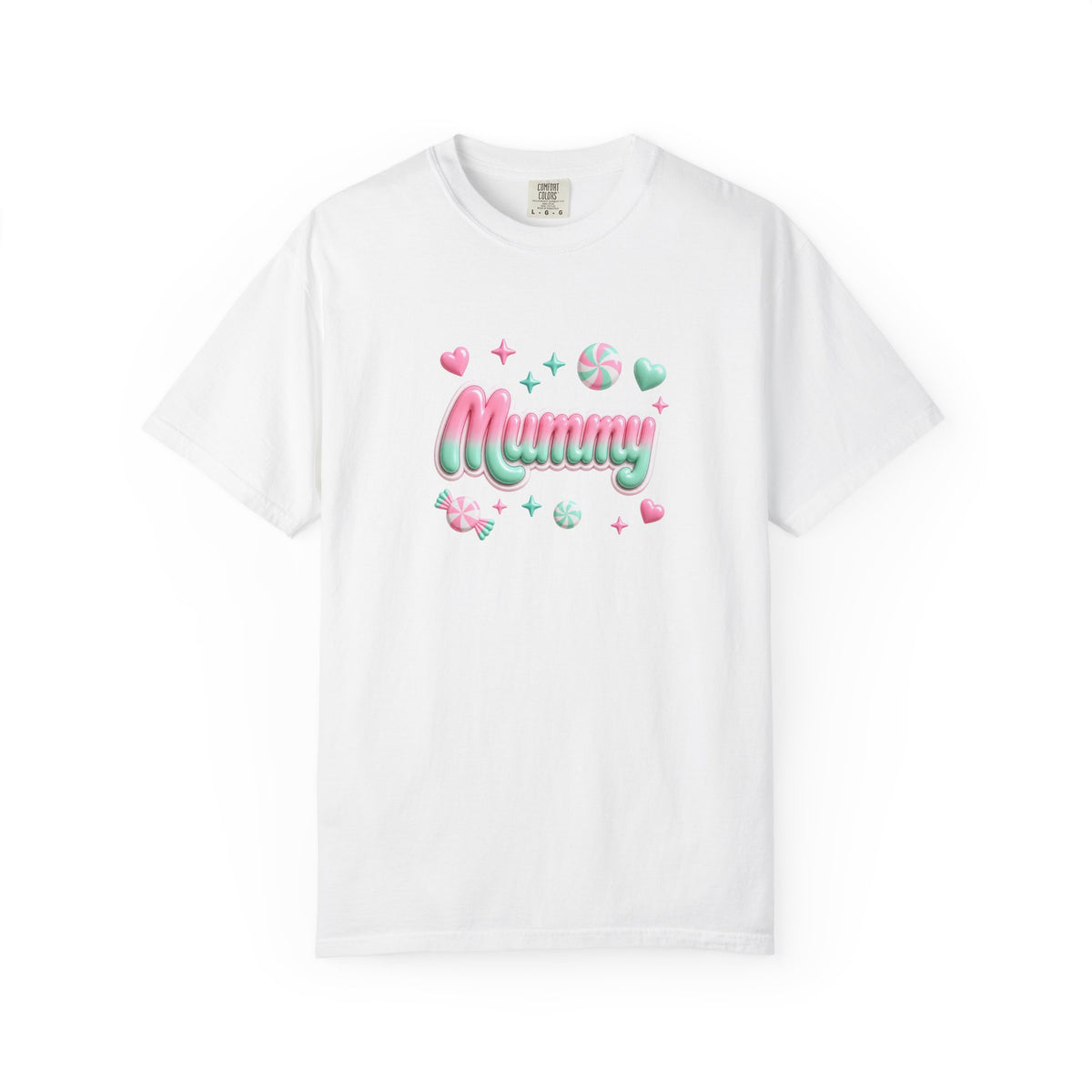 Mummy Pastel Candy Script T-Shirt