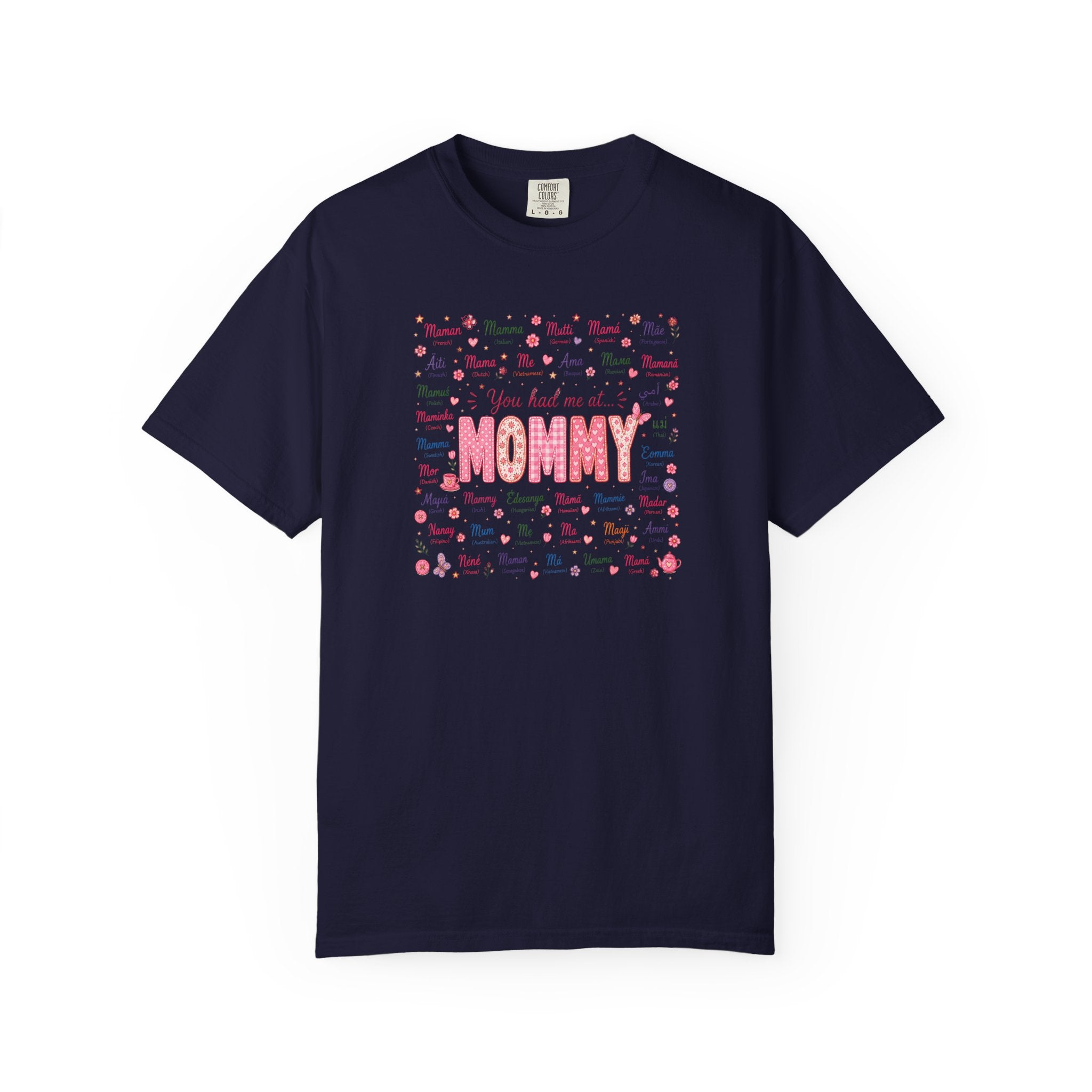 "You Had Me at Mommy" T-Shirt — Cute Mom Baby Shower Graphic Tee