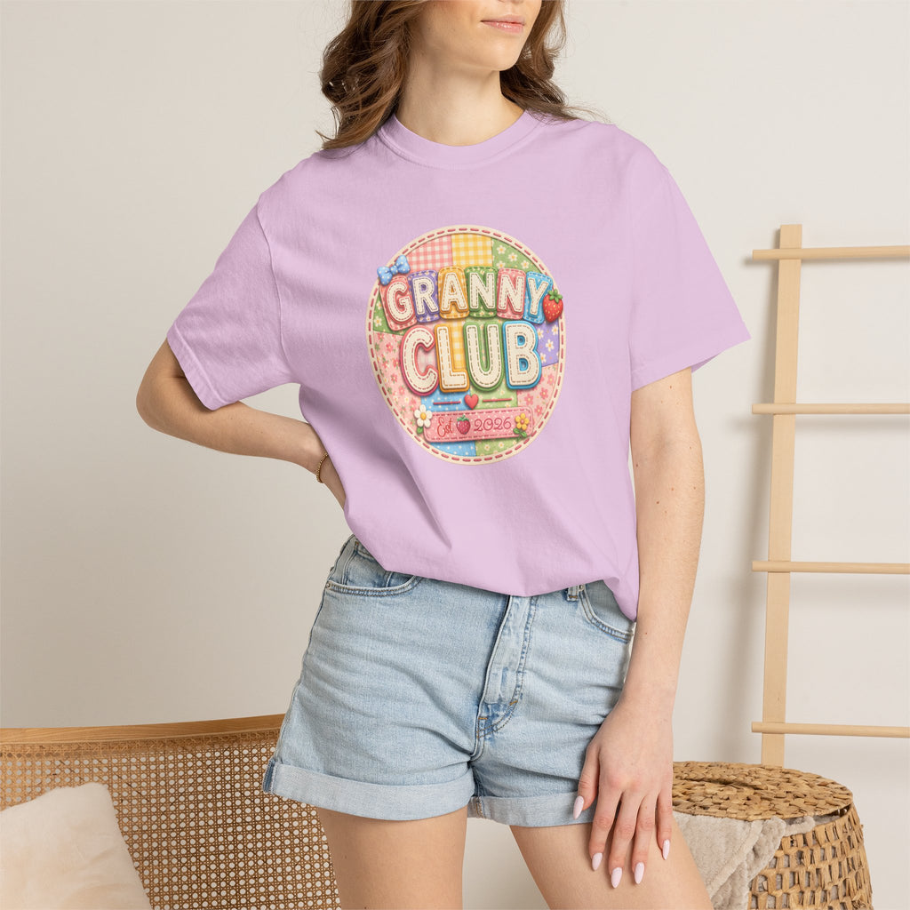 Granny Club Graphic T-Shirt — Retro Candy Patch Design