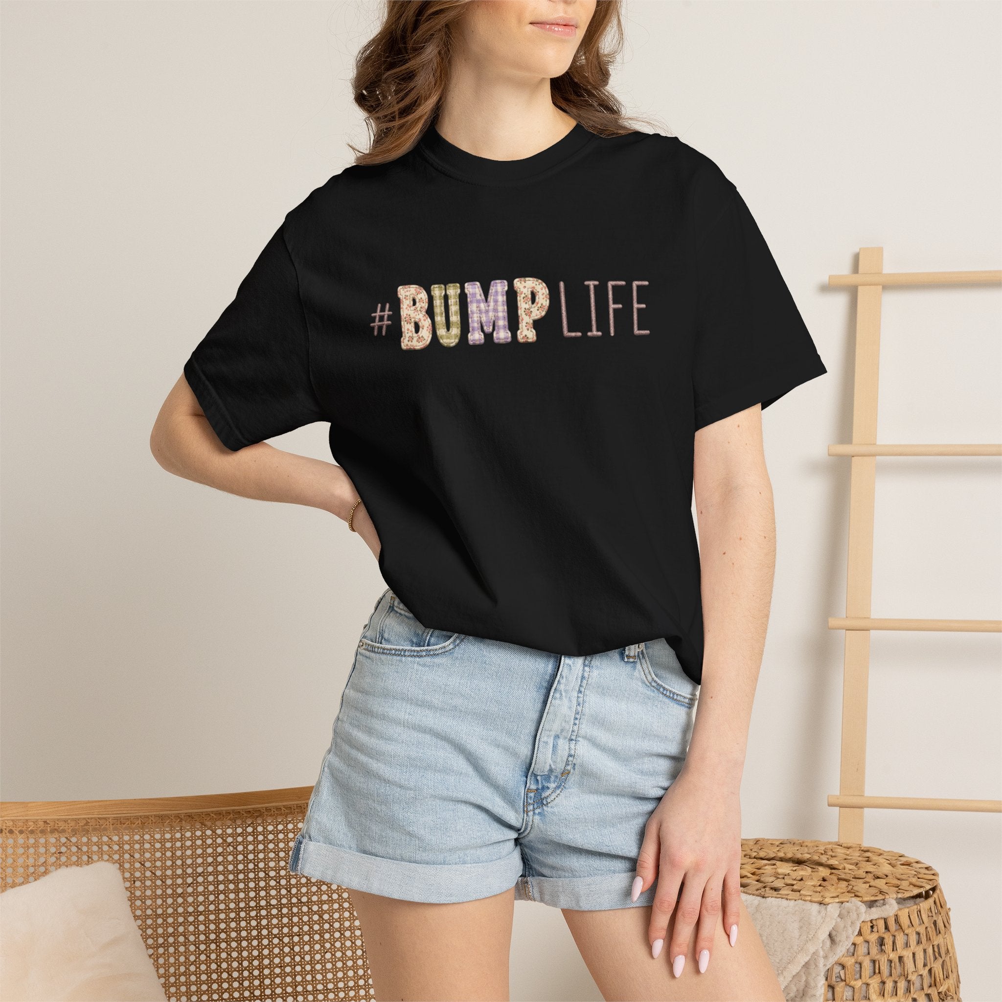 #BUMP LIFE Maternity Tee — Cute Pregnancy Shirt for Expecting Moms