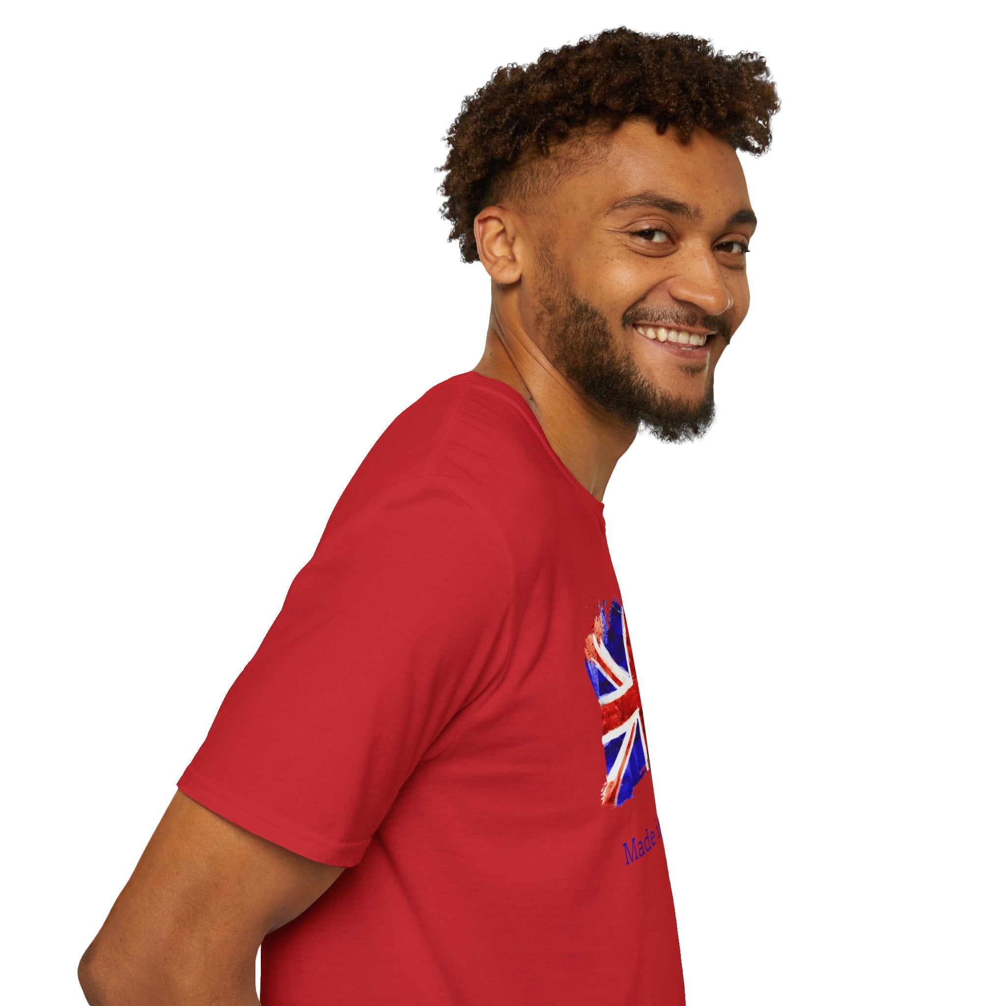 British Flag Watercolor T-Shirt – "Made in the UK" Pride Tee
