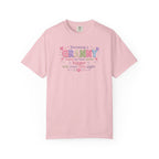 Becoming a Granny T-Shirt – Cute Grandma Shirt with "Becoming a Granny means my heart grows bigger with every little giggle" Design