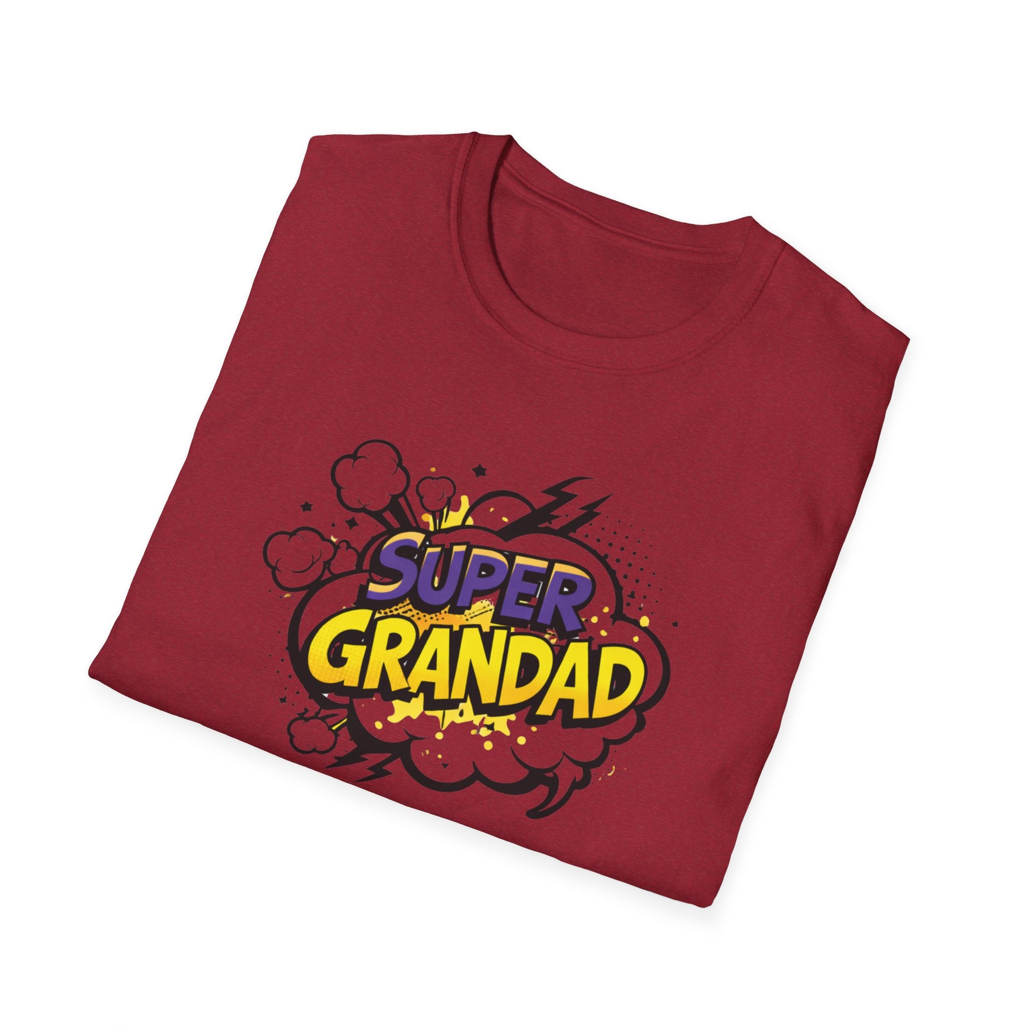 Super Grandad Comic-Style T-Shirt