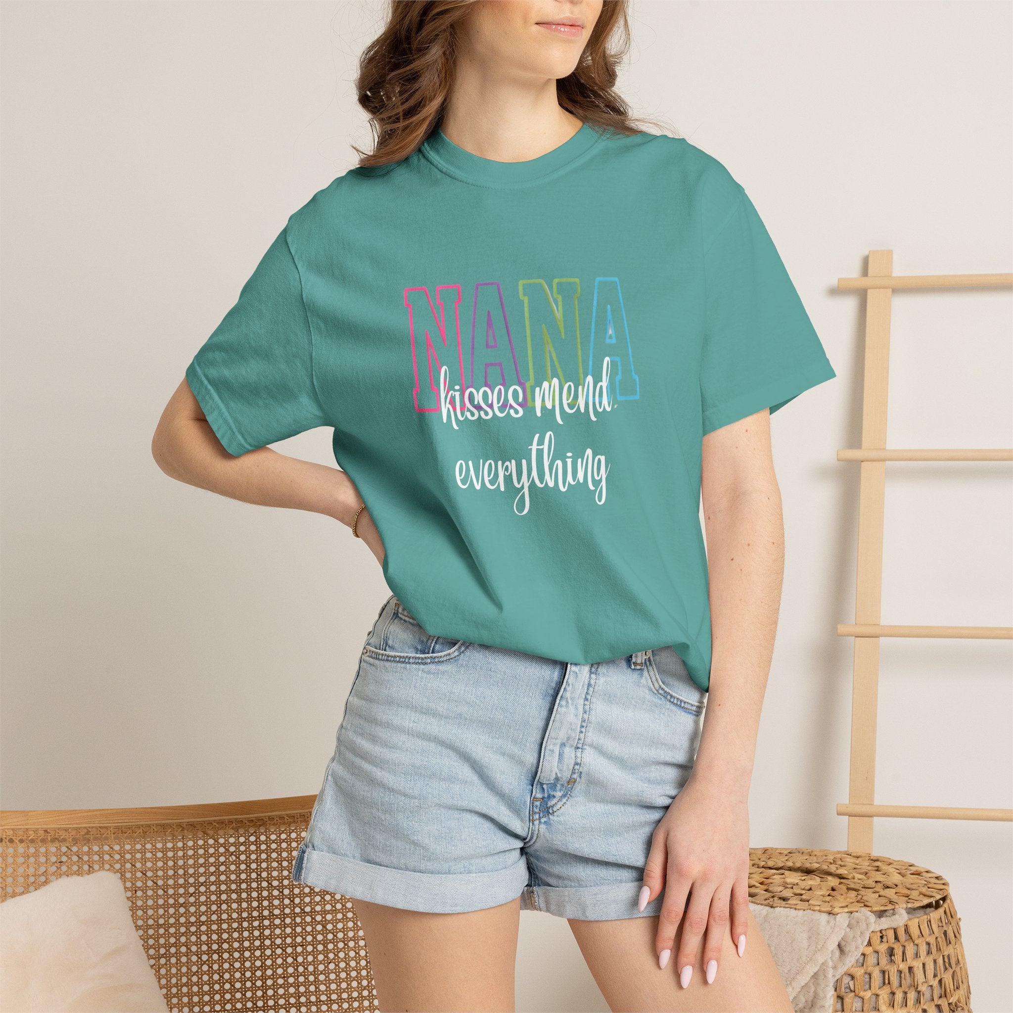 NANA Pastel Rainbow Tee — Grandma Gift T-Shirt