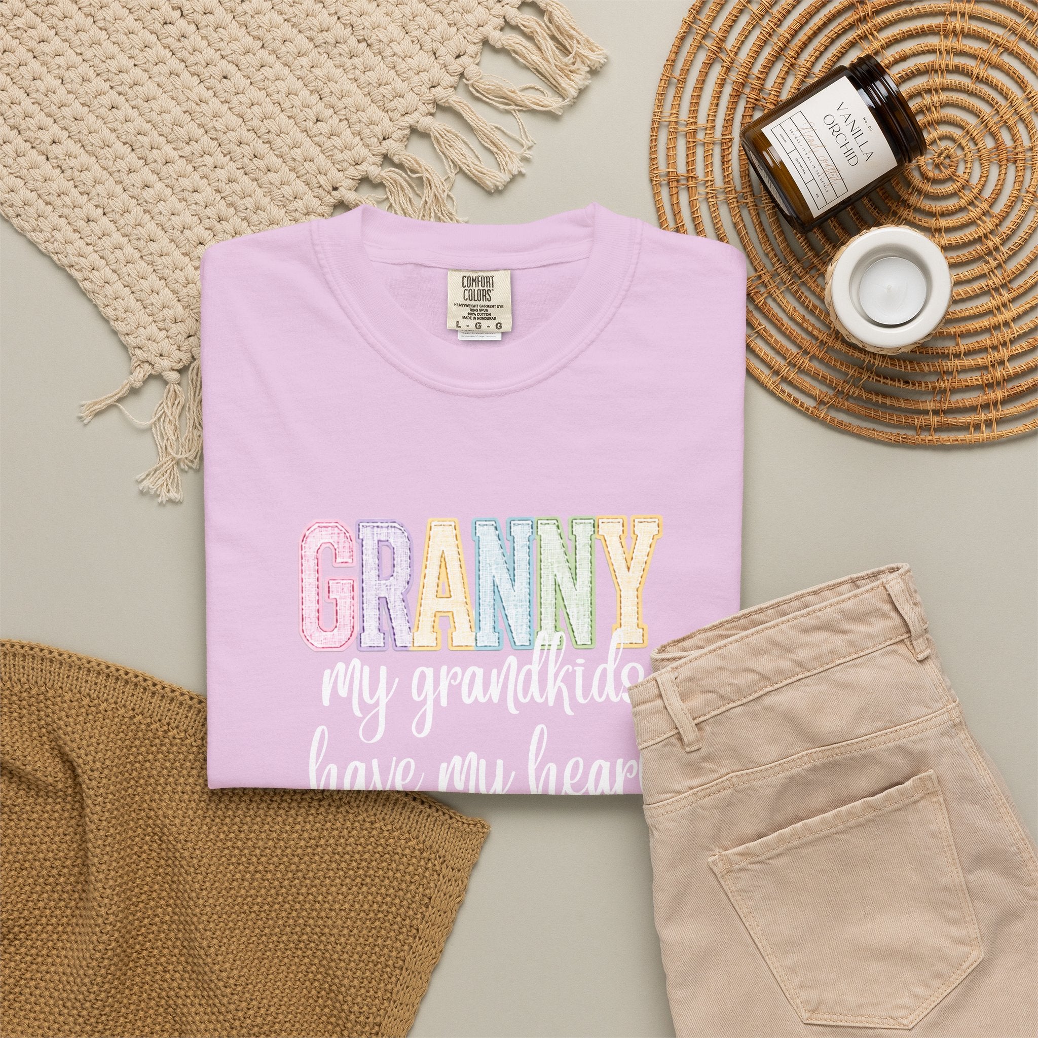 Granny My Grandkids Have My Heart T-Shirt — Grandma Gift, Mother's Day Tee