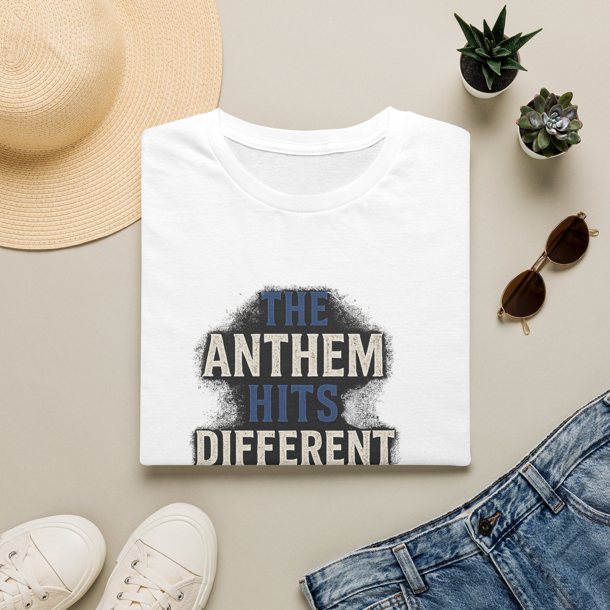 The Anthem Hits Different Tee
