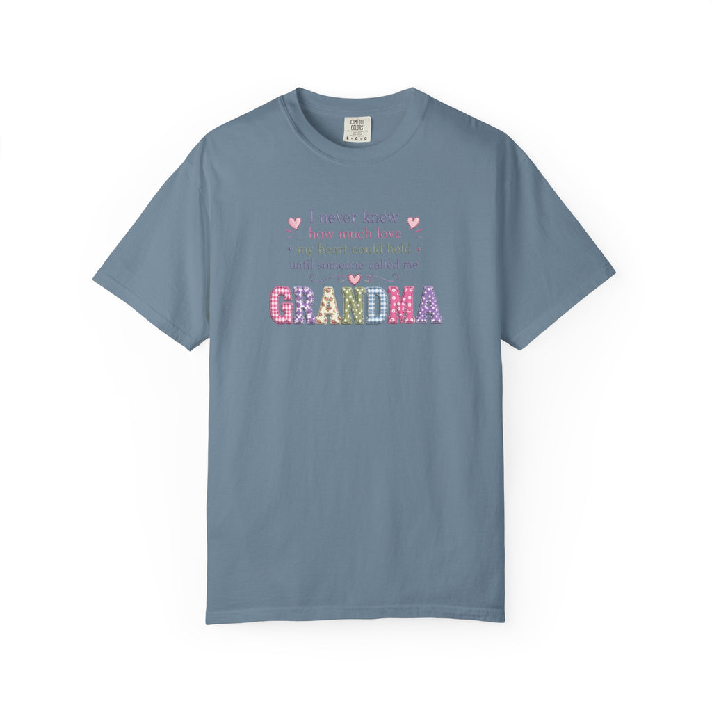Grandma Floral Lettering T‑Shirt – "I Never Knew How Much Love" Mother's Day Gift