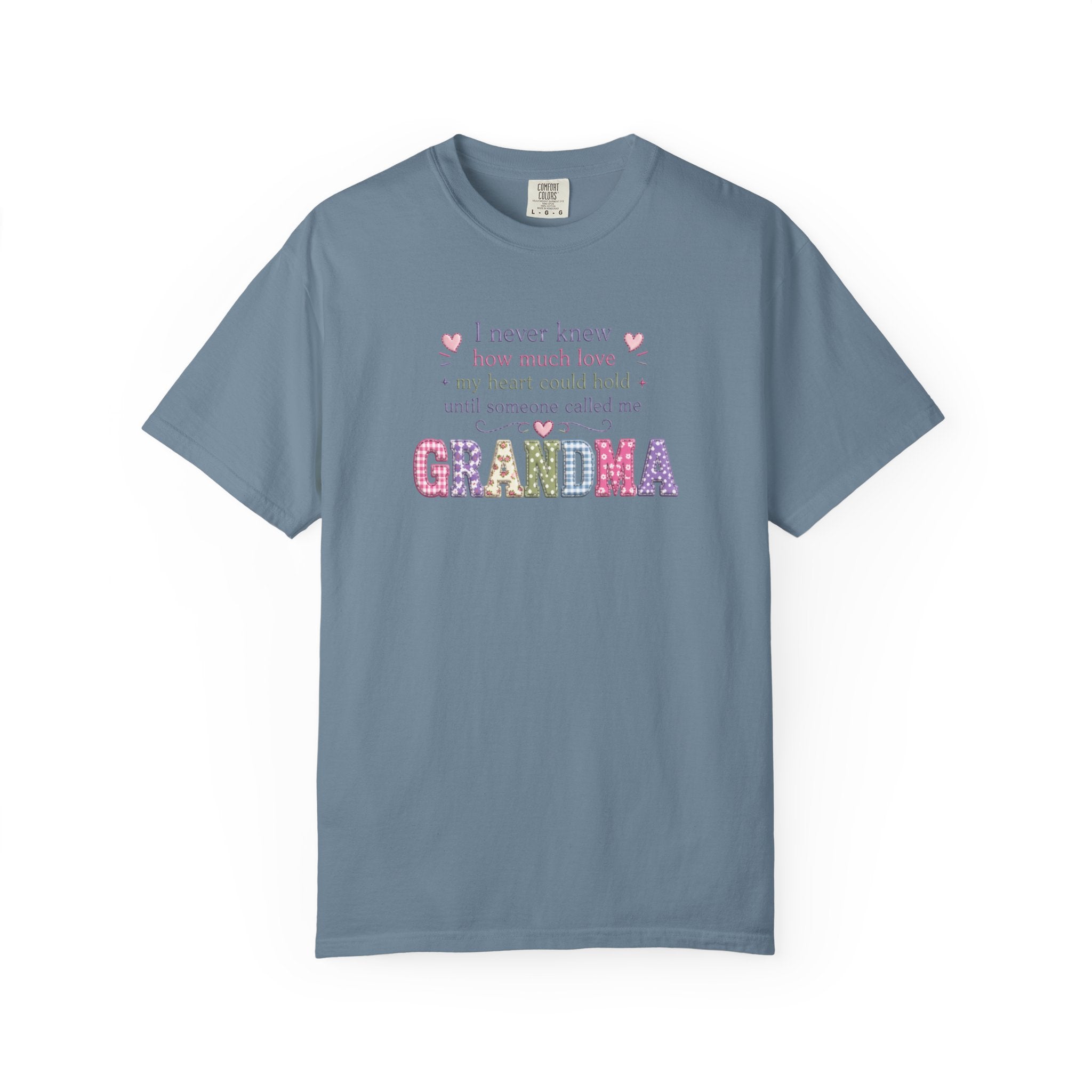 Grandma Floral Lettering T‑Shirt – "I Never Knew How Much Love" Mother's Day Gift