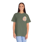 T-Shirt — "Gran Club" Retro Floral Badge Tee