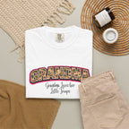 Grandma Floral Retro Tee — "Grandma: Grandkids Love Her a Little Teacup"