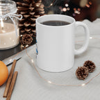 Super Grandpa Comic-Style Mug — Personalized Names Coffee Cup