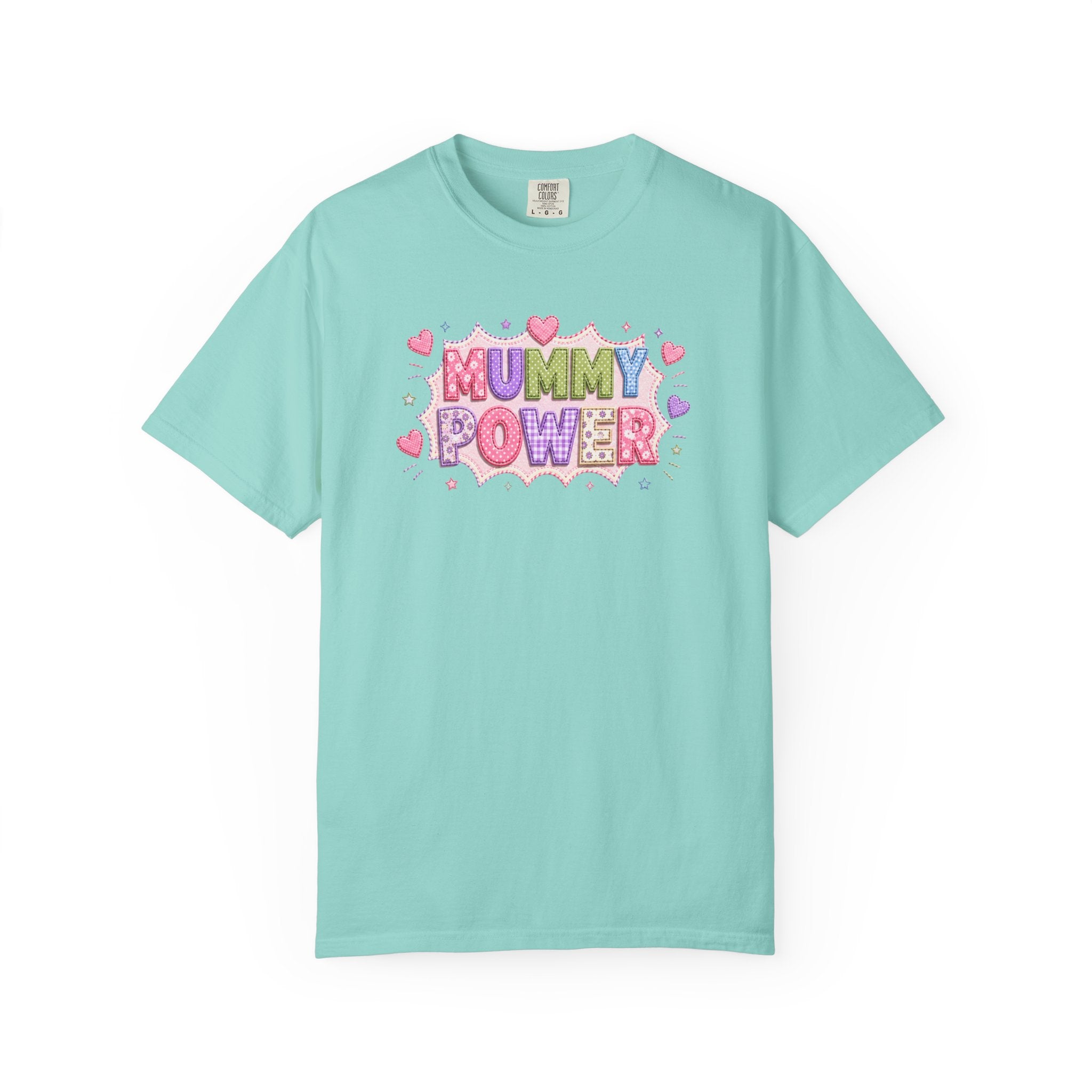 Mummy Power T-Shirt — Cute Pink Heart Mother's Day Tee