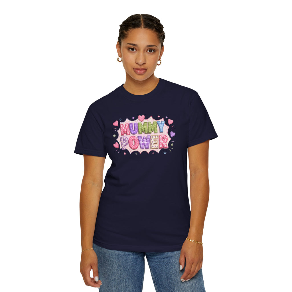 Mummy Power T-Shirt — Cute Pink Heart Mother's Day Tee