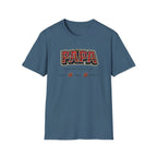 Papa Plaid T-Shirt – "Papa Loves his Little Clan" Grandfather Gift for Father's Day
