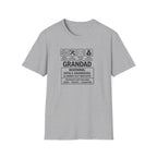 Funny Grandad T-Shirt — Spoils Grandchildren, Loves Biscuits & Hugs