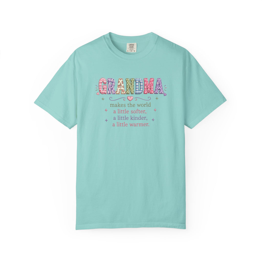Grandma Floral T-Shirt — "Grandma makes the world a little softer, kinder, warmer"
