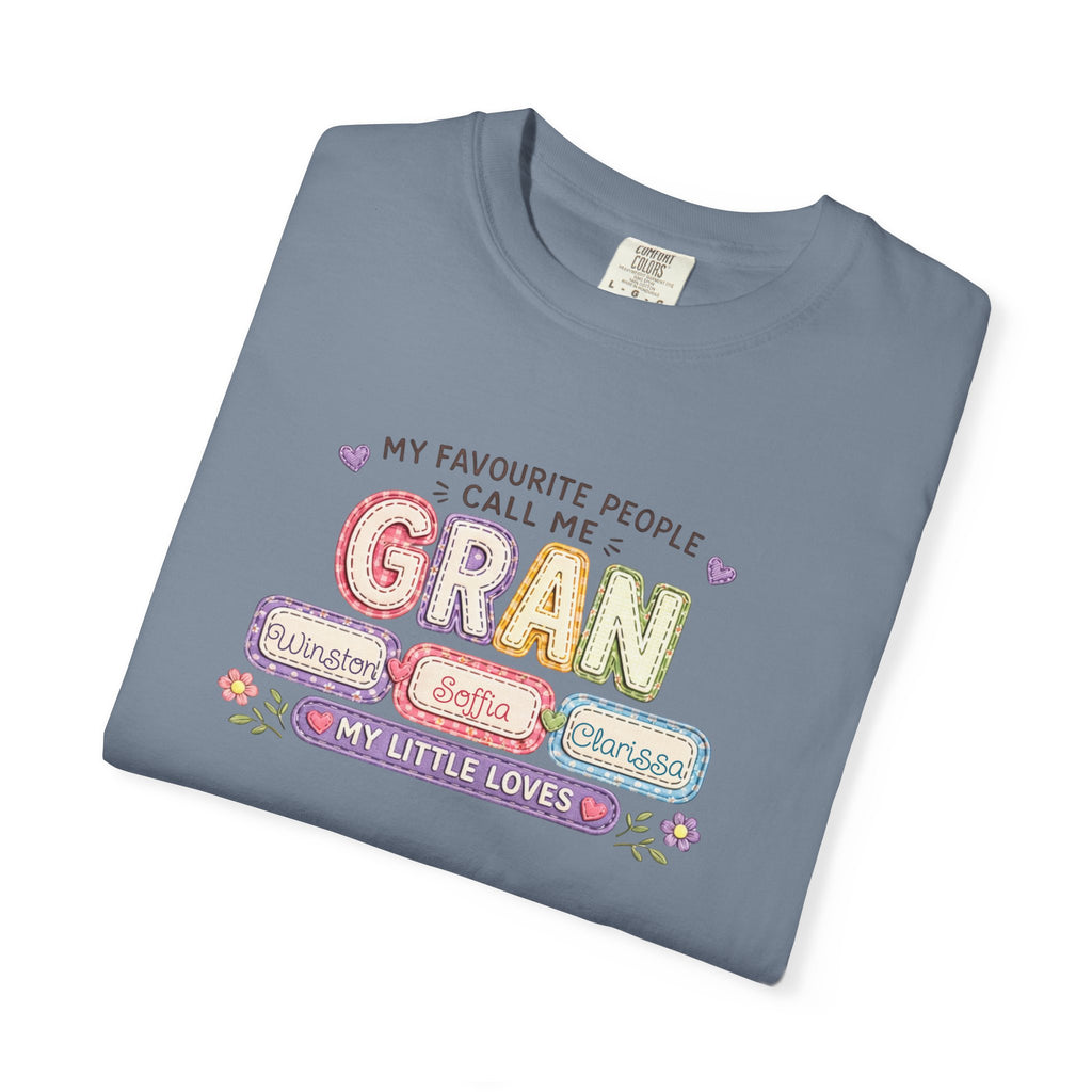 Gran Grandma T-Shirt – "My Favourite People Call Me Gran" Floral Gift Tee