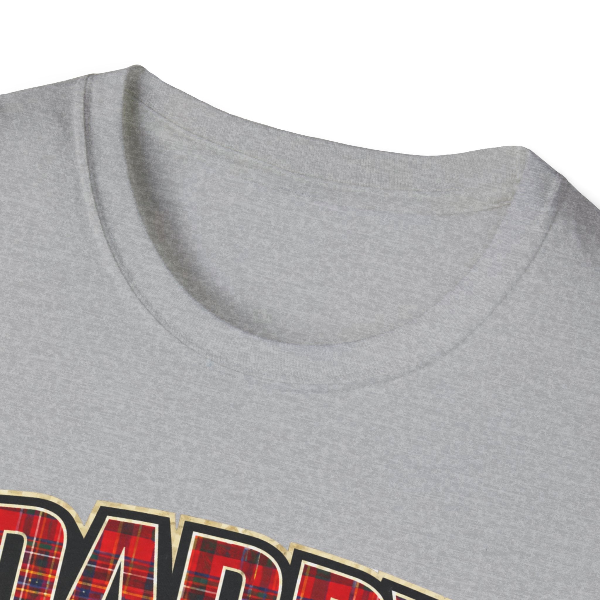 Daddy Est. 2026 T-Shirt — Plaid Dad Announcement Tee
