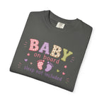 Baby On Board T-Shirt – "Sleep Not Included" Cute New Parent Tee