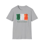 Made in Ireland T-Shirt — Watercolor Irish Flag Tee