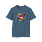 Eat Sleep Game Dad Stuff Repeat T-Shirt