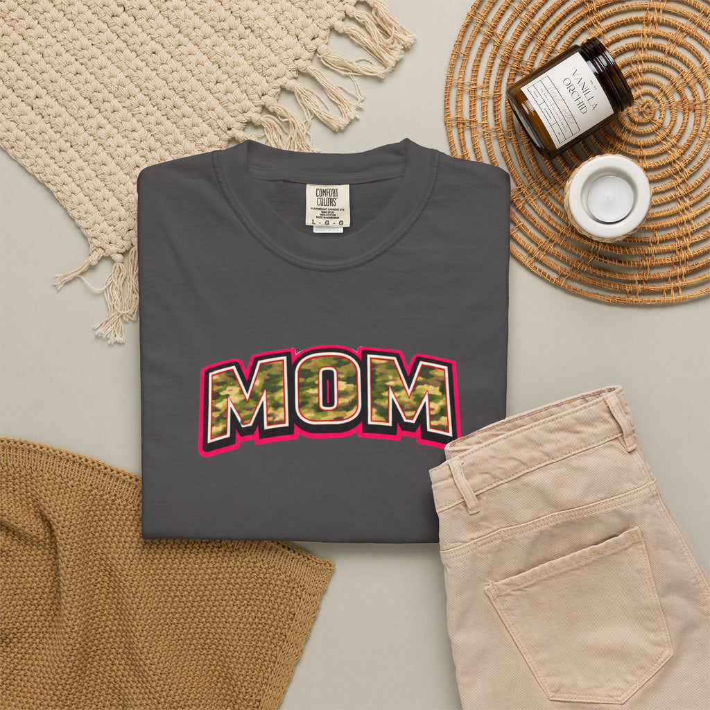 MOM Camo Patch Graphic T-Shirt