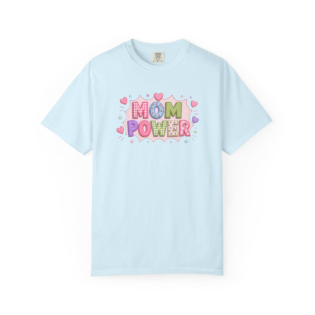Mom Power T-Shirt — Cute Pastel Heart Mother's Day Tee