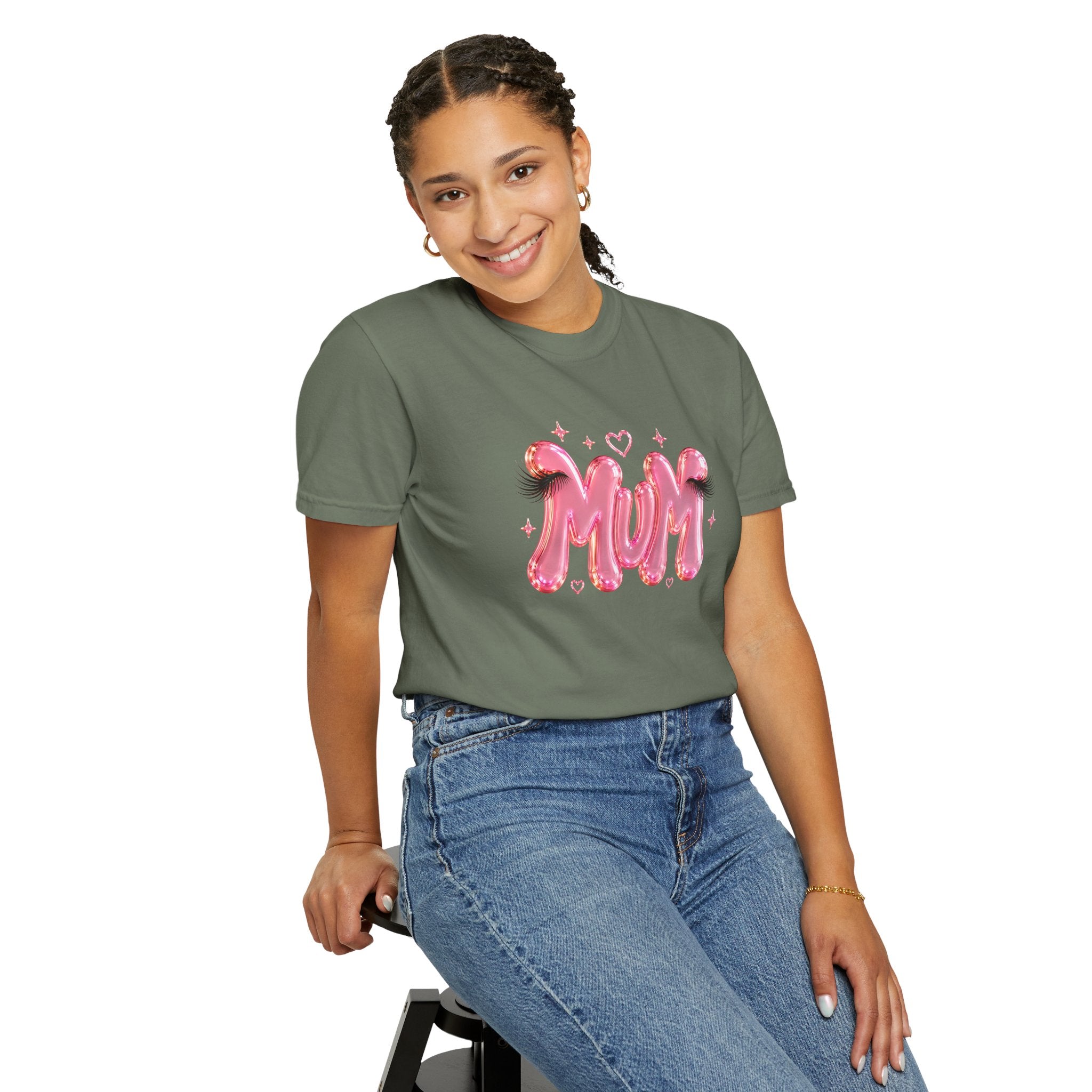 MUM Pink Balloon Eyelashes T-Shirt