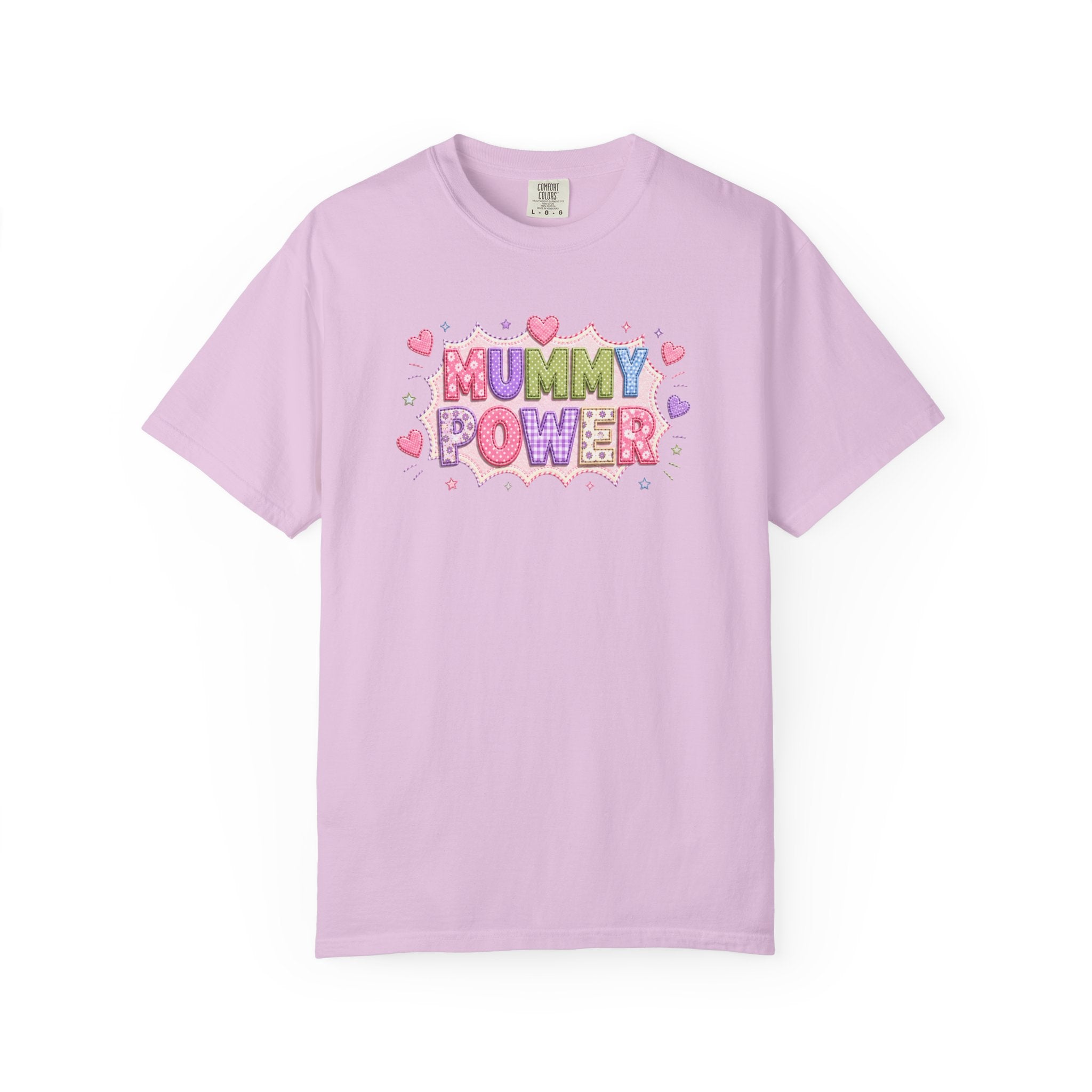 Mummy Power T-Shirt — Cute Pink Heart Mother's Day Tee