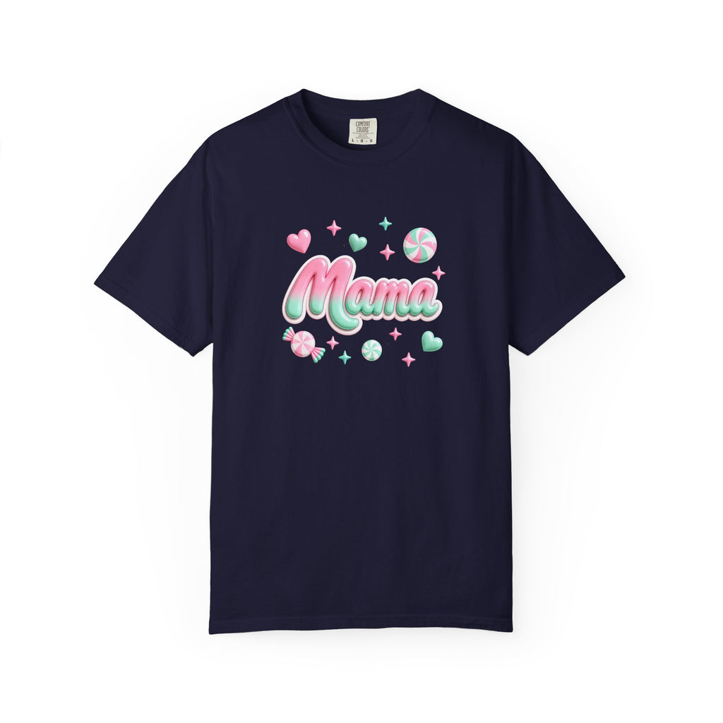 Mama Pastel Candy Script T-Shirt