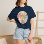 Gran Club Graphic T-Shirt — Retro Pastel Circle Design