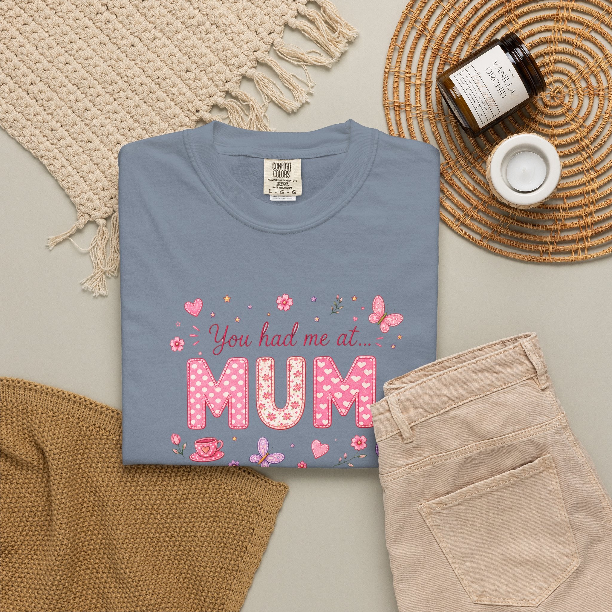 You Had Me at Mum T-Shirt — Cute Pink Mother's Day Tee