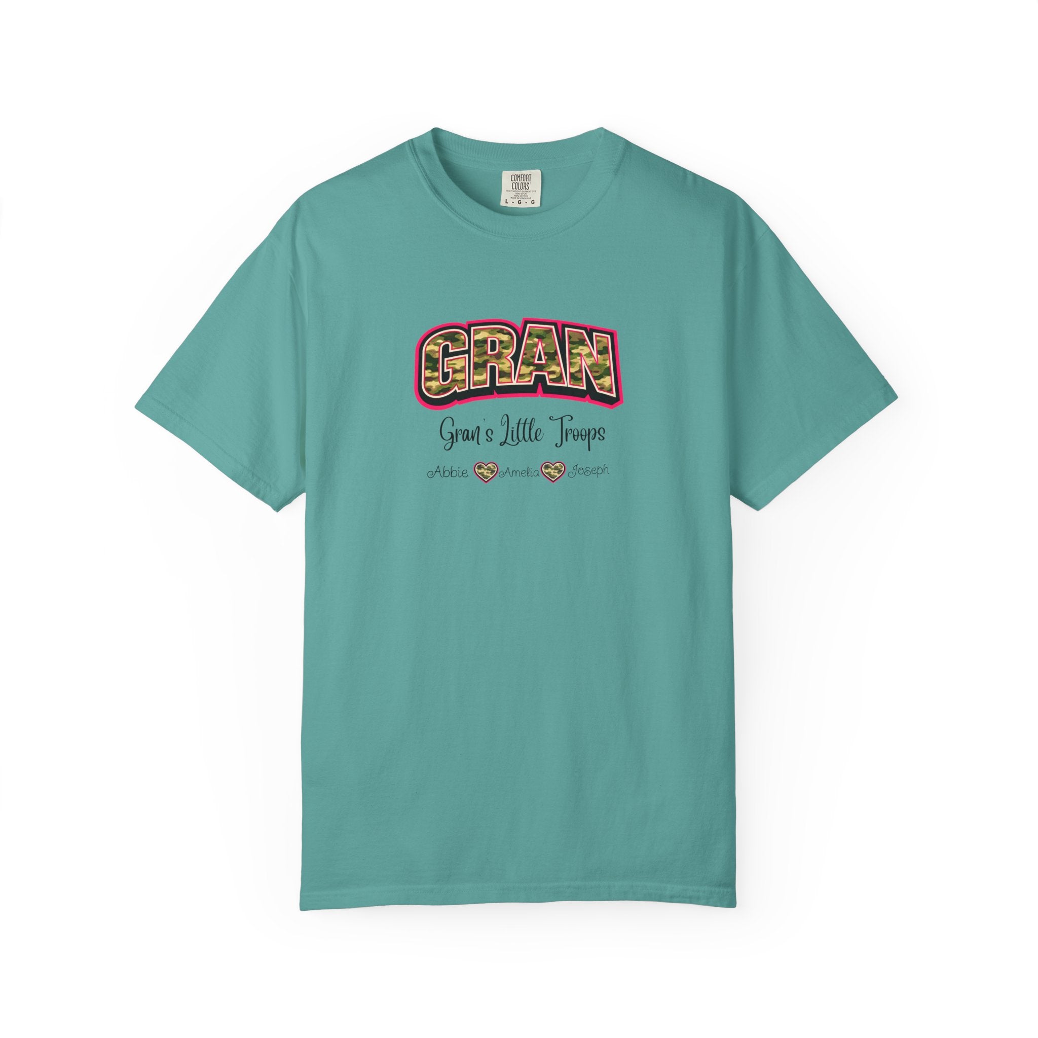 Gran Grandma T-Shirt — "Gran: Good a Little Trouble" Vintage Floral Tee