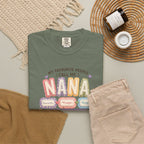 Nana T-Shirt — "My Favourite People Call Me Nana" Floral Grandma Gift Tee