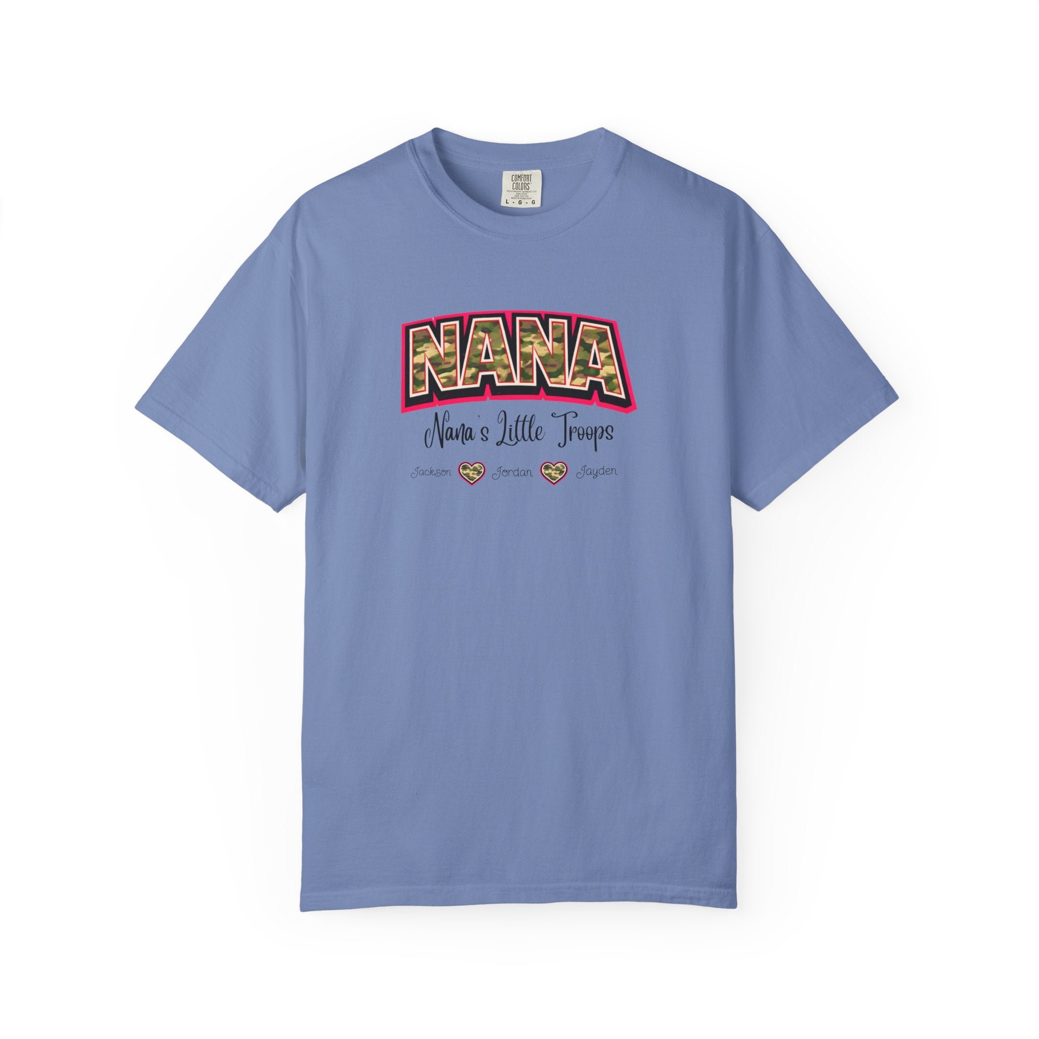NANA Leopard Print Tee - "Nana's a Little Tramp" Graphic T-Shirt for Grandmothers