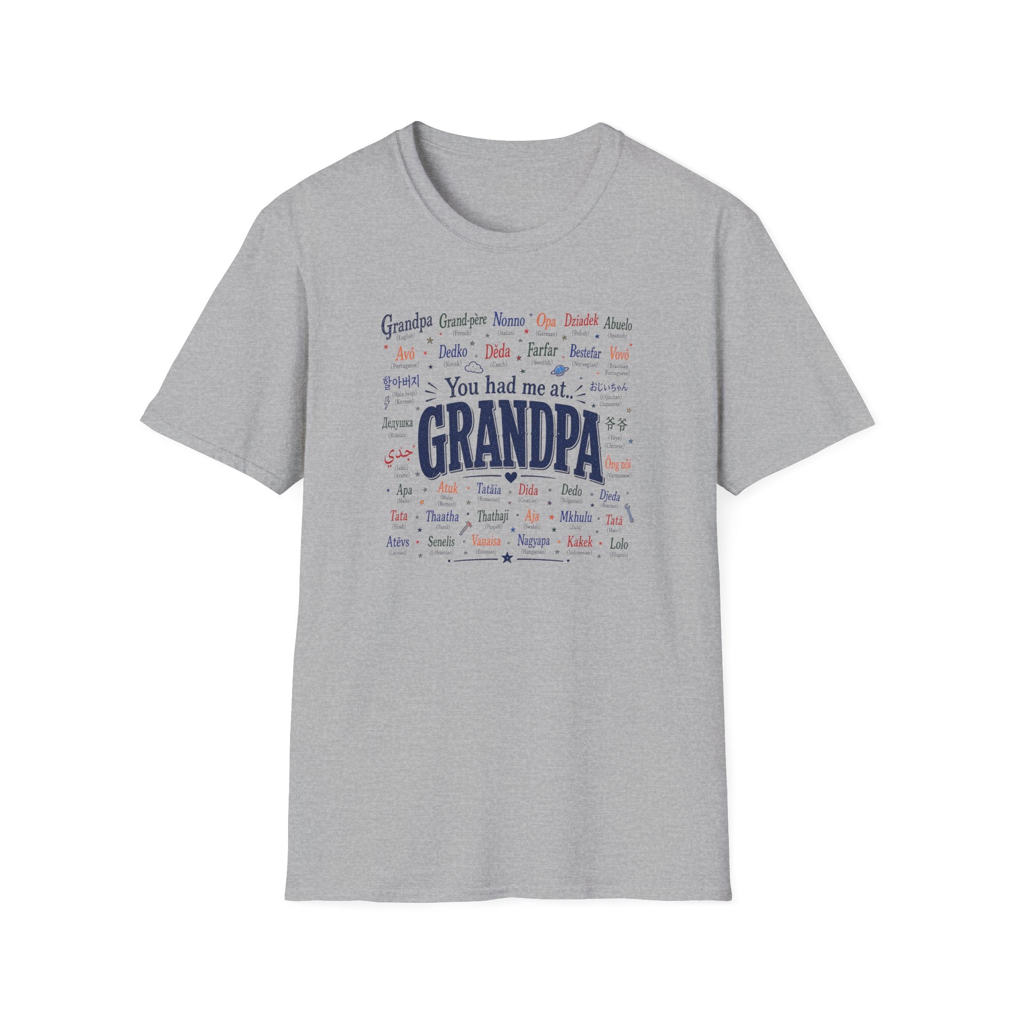 You Had Me at Grandpa T-Shirt — Retro Family Name Gift for Grandfathers