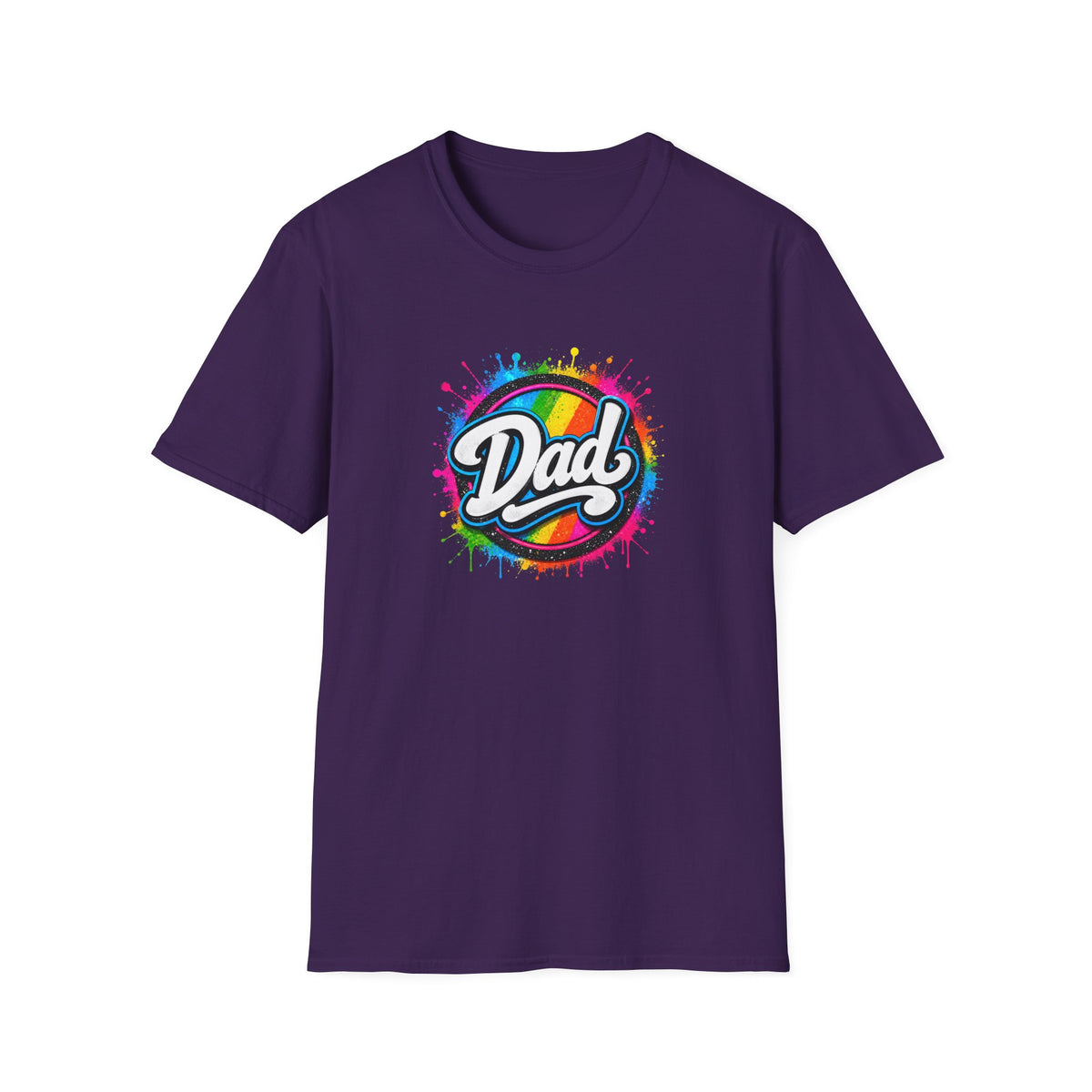 Dad Rainbow Graphic T-Shirt