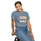Gran Loves Her Crew T-Shirt — Personalized Grandma Family Names Tee