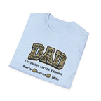Dad Loves His Little Troops Camo T-Shirt — Personalized Kids' Names