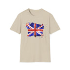 Union Jack Paint Brush UK Flag T-Shirt — British Pride Graphic Tee