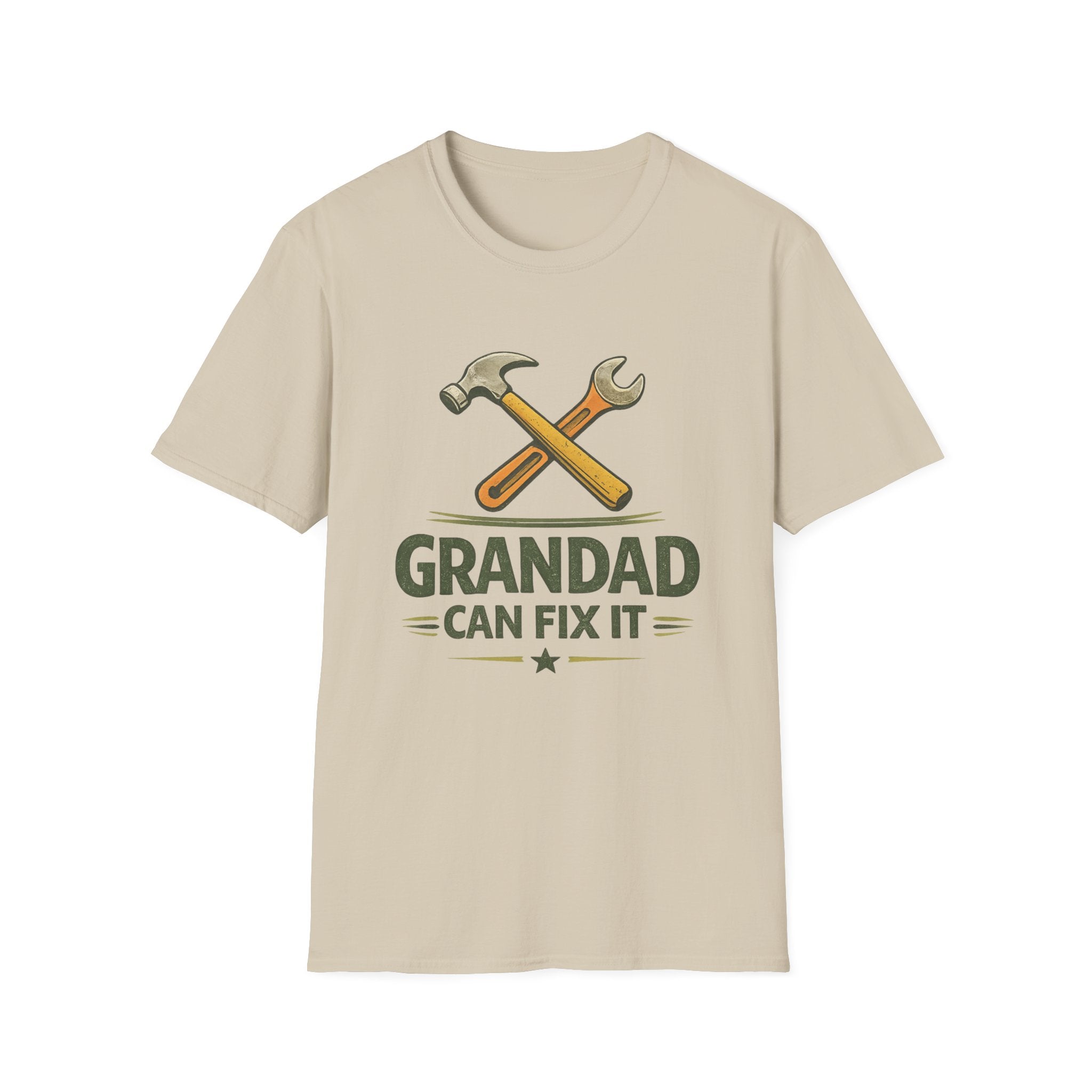 Grandad Can Fix It T-Shirt — Vintage Tools Fathers Day Gift