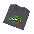 Super Grandpa Ireland Flag/Irish themed T-Shirt — Retro Comic Father's Day Gift