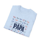 Papa Word Cloud T-Shirt — 'You had me at PAPA' Father's Day Gift