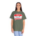Glam-Ma Name Tag T-Shirt — "Hello My Name Is Glam-Ma (Obviously)" Graphic Tee